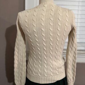 Polo by Ralph Lauren Ivory Cable Knit Sweater
